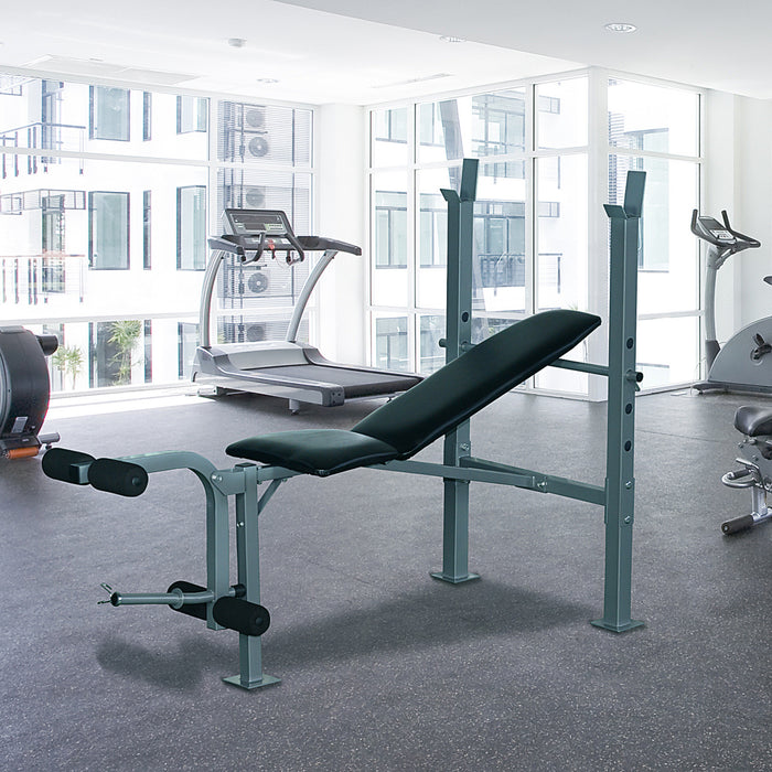 Banc De Musculation Fitness Entrainement Complet Dossier Reglable Curler