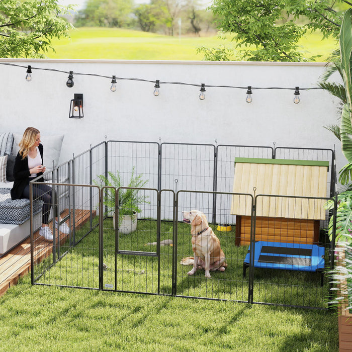 Parc pour chien a 16 panneaux, 39\" H, pour grands chiens