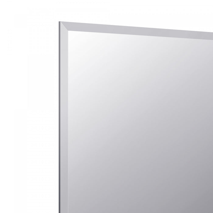 Dovetail Miroir Rectangulaire Sans Cadre de 24 Pouces Chrome