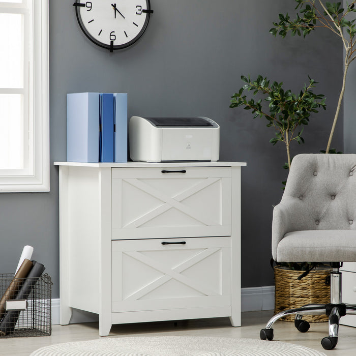 Vinsetto Classeur Vertical Avec Barres Suspendues Pour Feuille A4