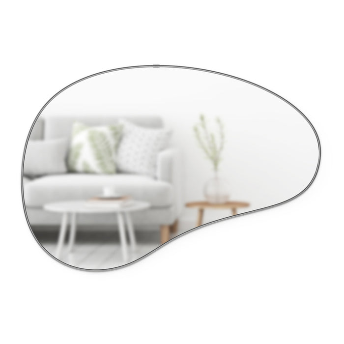 Miroir Hubba Pebble de Umbra de 24 po x 36 po - métallique