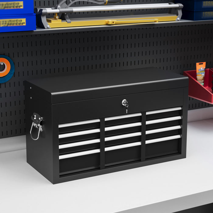 Homcom Boite A Outils En Metal A 6 Tiroirs De 24 Po Avec Boitier Superieur