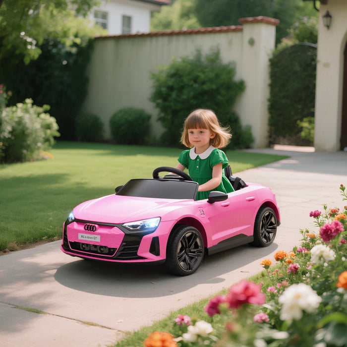Aosom Voiture Electrique Pour Enfants 12v, Sous Licence Audi Rs E-tron Gt