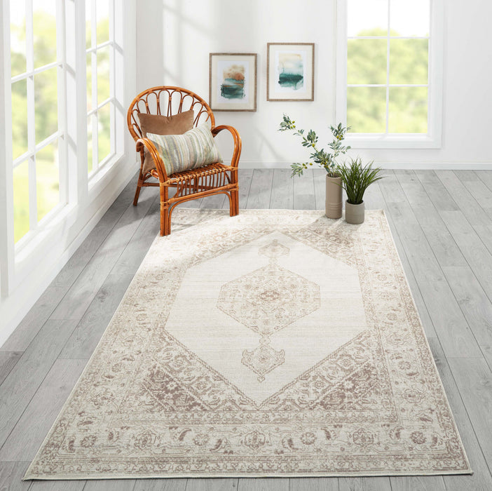 Tapis Traditionnel Maude 9'3\" x 11'10\" en brun
