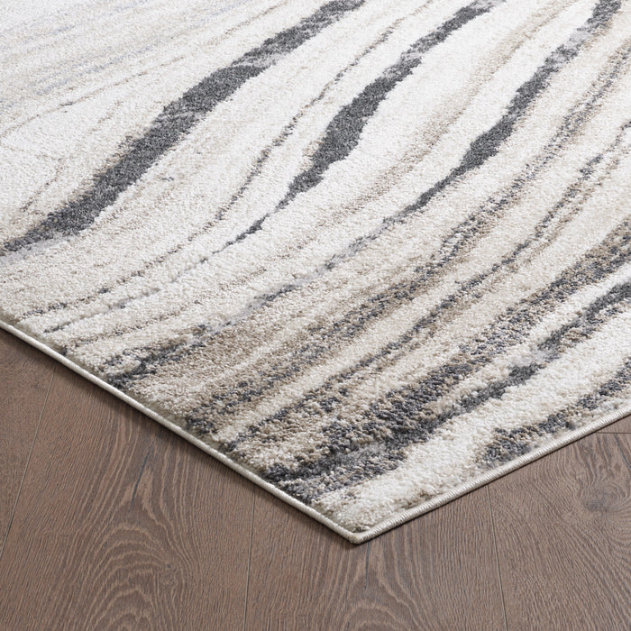Carpette Darius à motif marbré - 6 pi 7 po x 9 pi 6 po