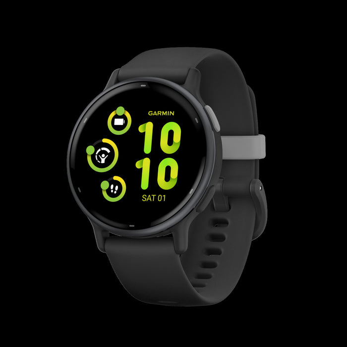Garmin Vivoactive® 5 Montre Connectee - Fonctionnalites Avancees De Suivi De La Sante Et De La Condition Physique - Noir Et Ardoise