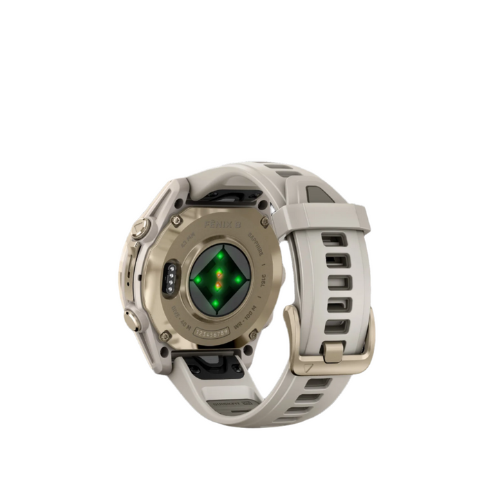  Soft Gold With Fog Gray/dark Sandstone Silicone Band