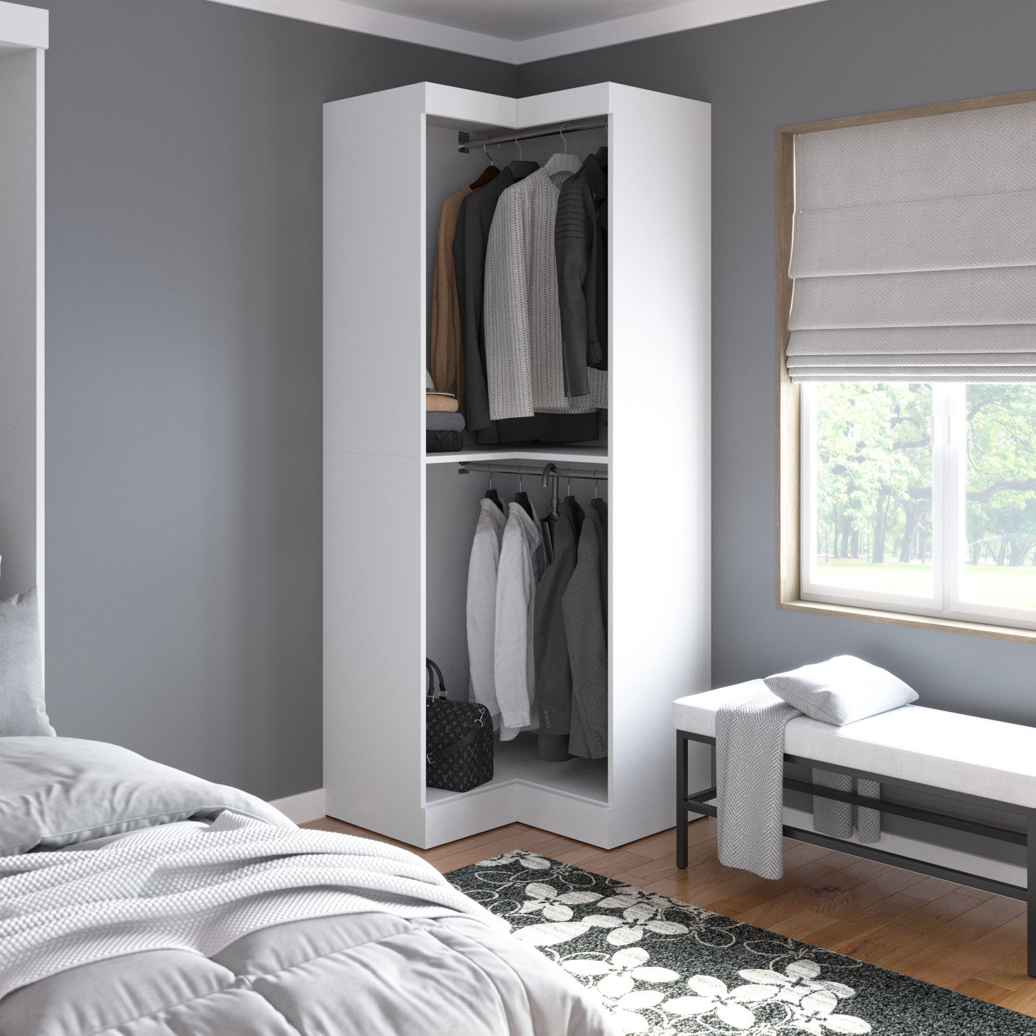 Organisateur De Garde-robe Réglable,étagères De Rangement Pour Vêtements,cuisine,salle De Bains Supports Telescopiques Etageres Murales Type 38 60cm X 42cm Organisateur De Garde-robe Réglable,étagères De Rangement Pour Vêtements,cuisine,salle De Bains Supports Telescopiques Etageres Murales Type 38 60cm X 42cm