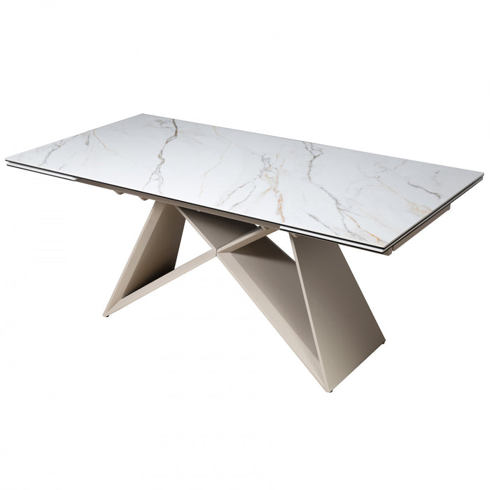 Table de salle a manger rectangulaire extensible Wrenley de 71 a 102 po (6 a 8 places)