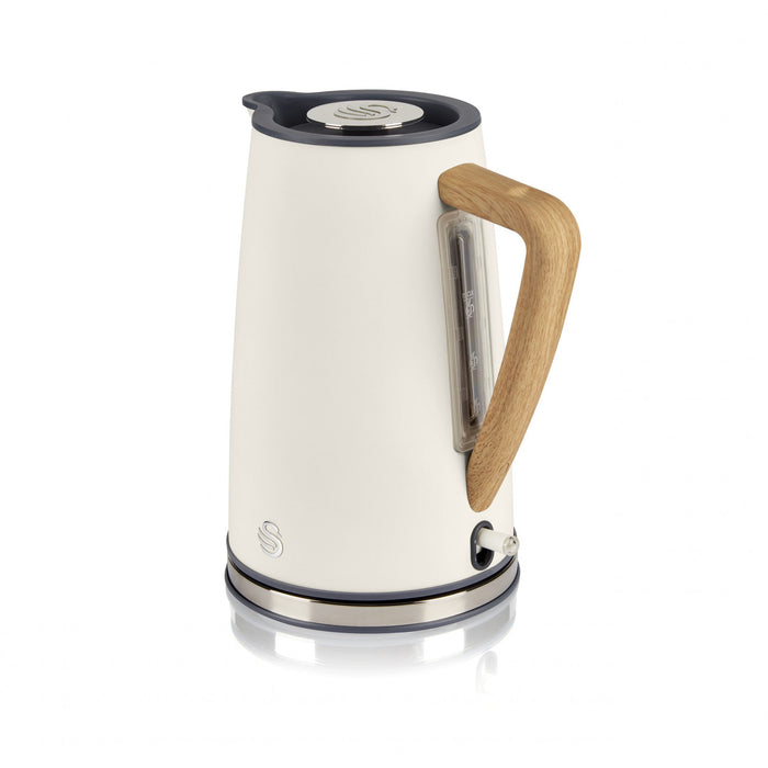 Bouilloire sans fil Swan de 1,7 l de style nordique - SK14610WHTN