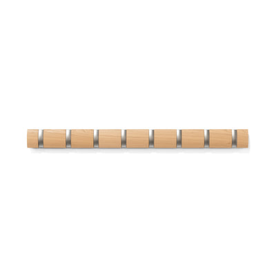 Umbra Flip Wall-Mounted Hooks - Natural|Crochets muraux Flip de Umbra - naturels