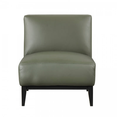 Murdock Accent Chair Green Leather | Fauteuil D'appoint Murdock En Cuir Vert