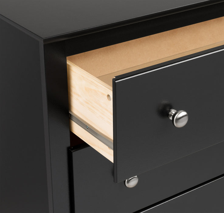 Commode Jade à 6 tiroirs pour enfants - noire