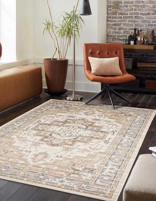 Carpette Katie ivoire - 5 pi 0 po x 8 pi 0 po  