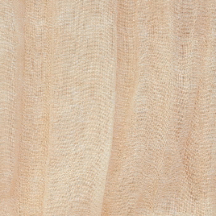 Panneau de rideau transparent Paloma abricot à double têtes d’Habitat - 52 x 63