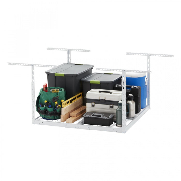 Tablette de rangement suspendue GearloftMC blanc martelé  de Gladiator - 4 pi x 4 pi