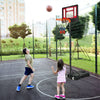 Costway Kids Basketball Hoop Portable Backboard System With Adjustable Height Ball Storage