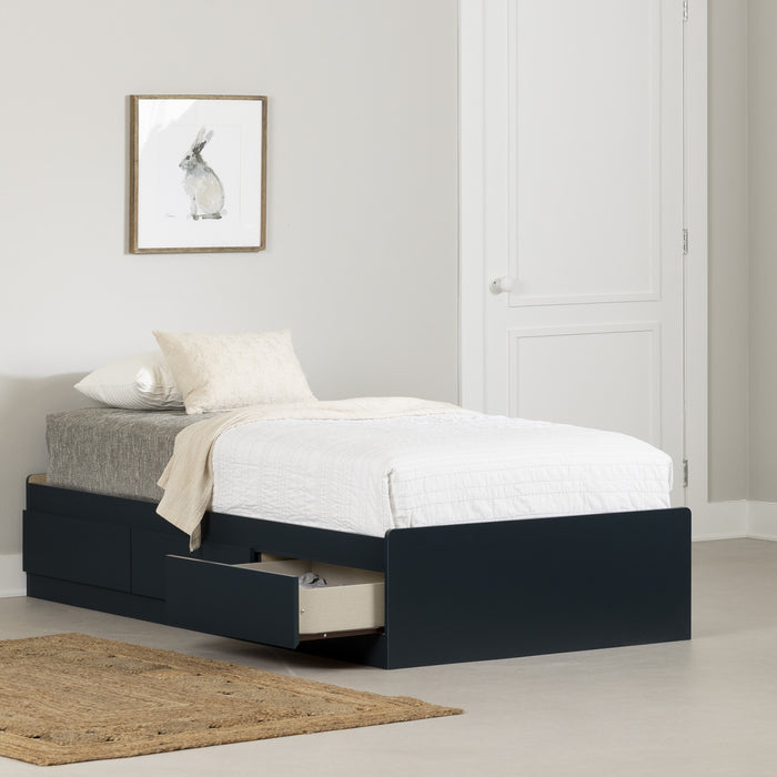 Lit matelot simple Hazen - bleu marine
