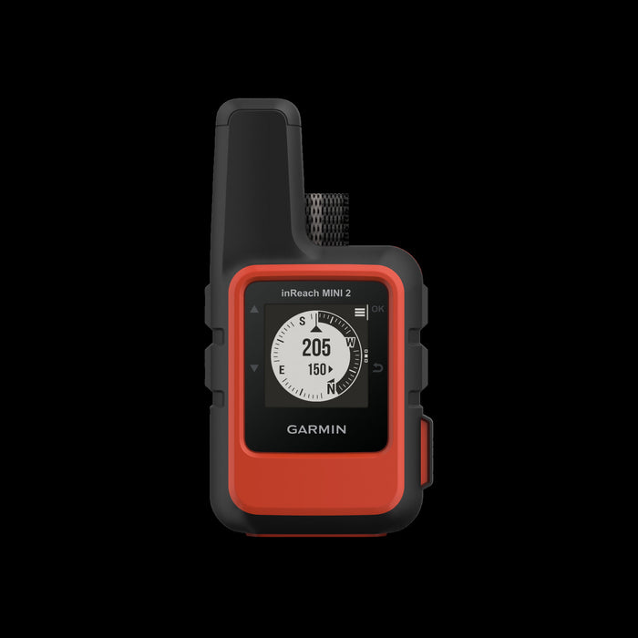 Garmin Inreach® Mini 2 Gps Portable - Conception Robuste Et Durable Avec Messagerie Bidirectionnelle - Rouge Flamme