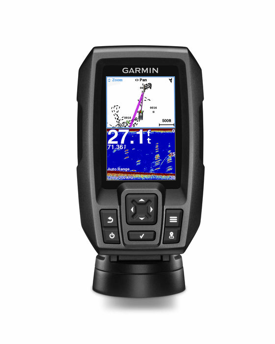 Garmin Striker 4 Portable Bundle - 3.5\" Chirp Fishfinder Avec Gps, Adapte Au Kayak, Cartographie A Haute Sensibilite