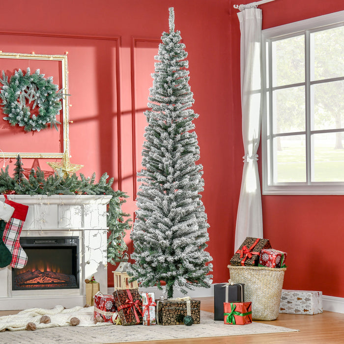 Homcom Sapin De Noel Artificiel 7,5 Pieds 738 Pointes De Branches