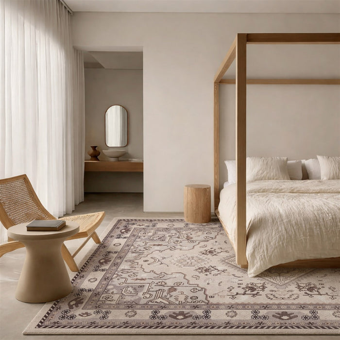 Tapis Lavable/Traditionnel Oriana 8'0\" x 10'0\" en Beige