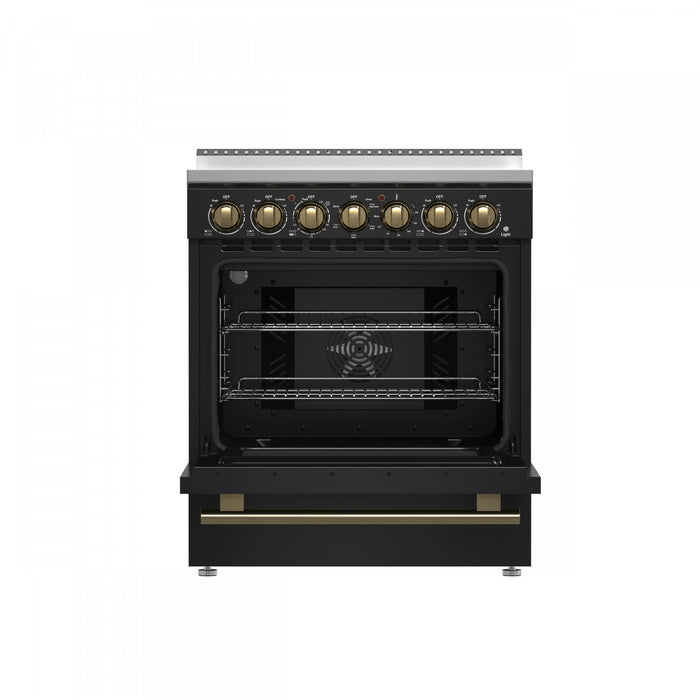 Cuisiniere electrique noire Paolo 30 po, 4,38 pi³ - FFSEL6011-30WHT