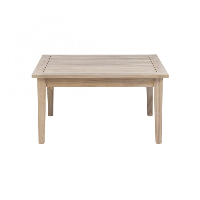 Table à café carrée Teagon pour la terrasse à l’extérieur - naturelle