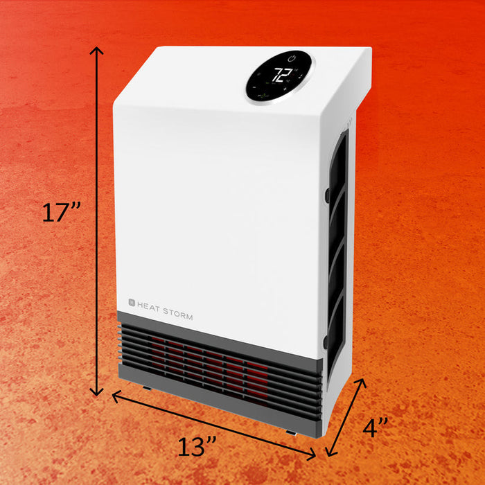 Chauffage mural electrique a infrarouge Heat Storm 1000W - Blanc