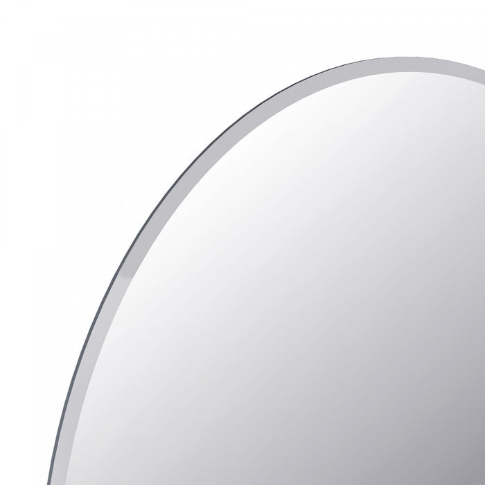 Lathe Miroir Rond Sans Cadre de 30 Pouces Chrome