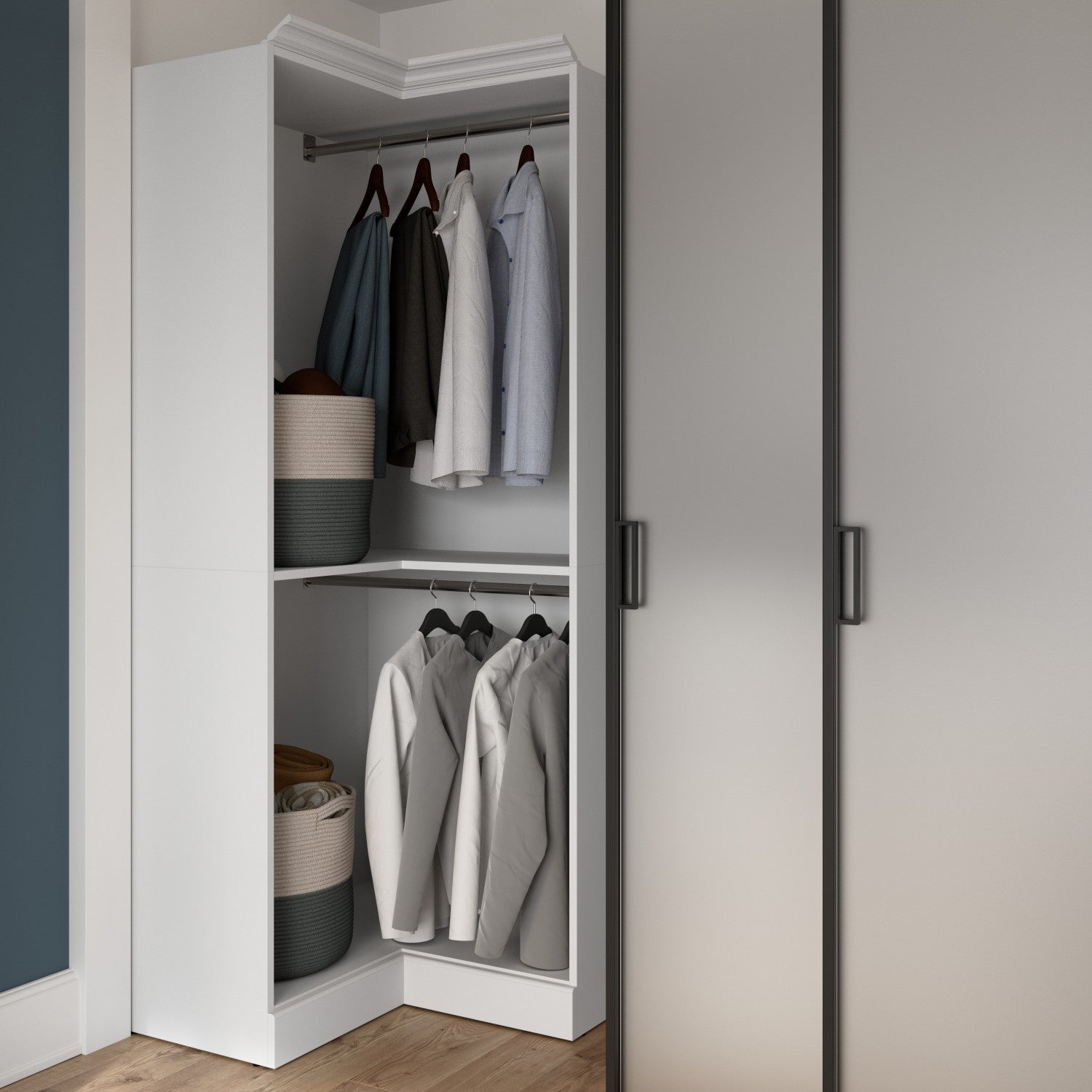Lot De 4 Cintres Multi-fonctions Écharpes & Cravates – Organisateur Métal Doré Garde-robe