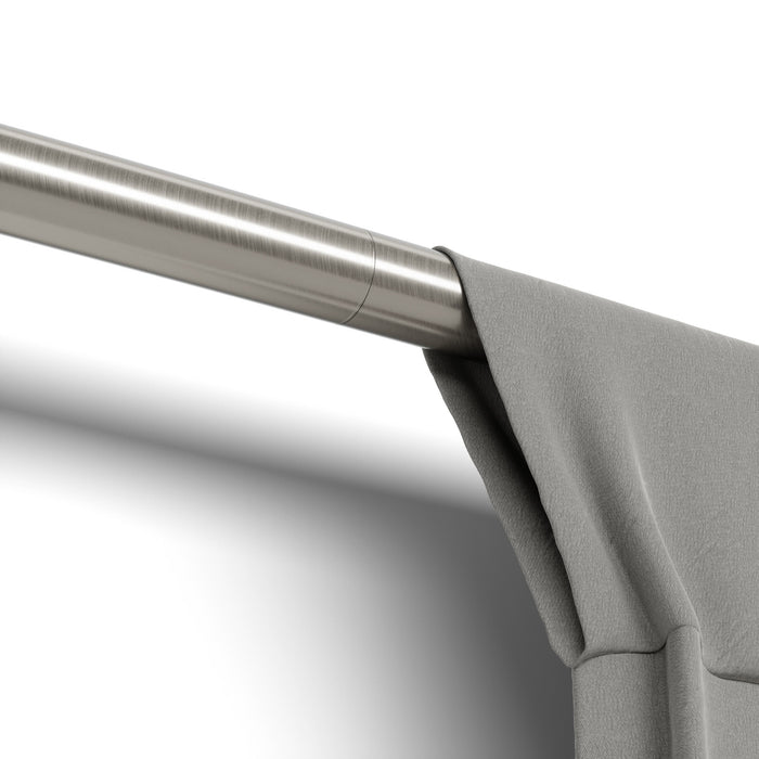  Tringle à rideaux extensible Zen de Umbra acier nickel de 1 po - 64 po à 128 po