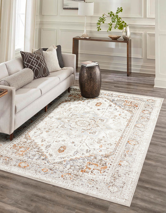 Tapis Traditionnel Paradox 8'0\" x 10'0\" en Ivoire