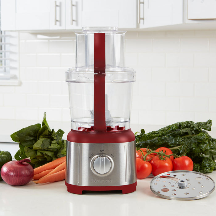 Robot culinaire Kenmore de 11 tasses, rouge - KKFP11CR