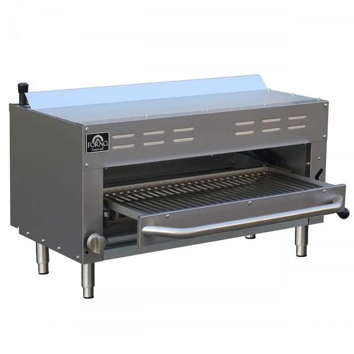 Salamandre a gaz Commerciale, 35 000 BTU, gril infrarouge, convertible au propane (LP) – FCMGS0114-36