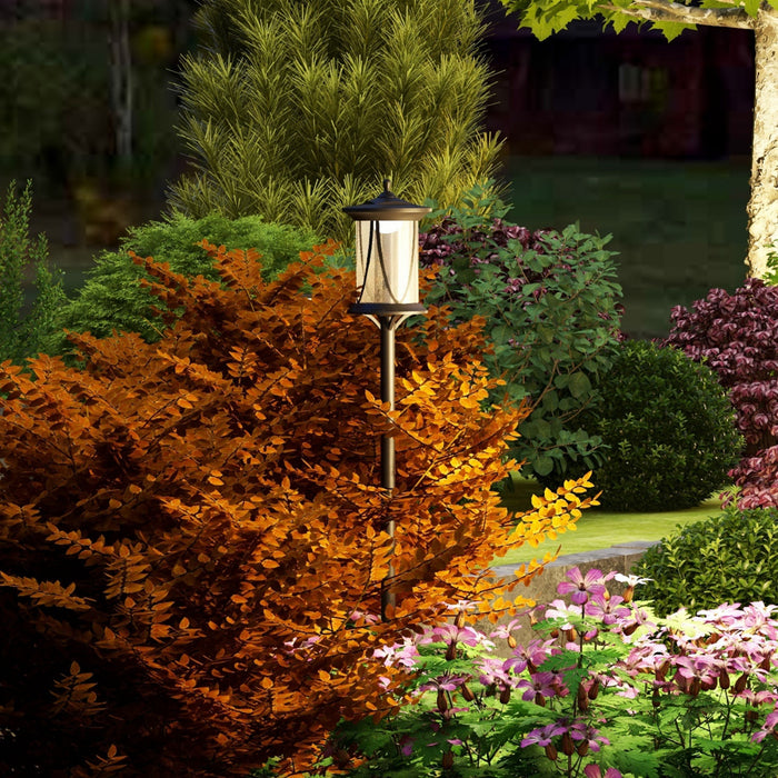 Outsunny Lampadaire Solaire De 50 po, Lampadaire Exterieur A Led Ip44