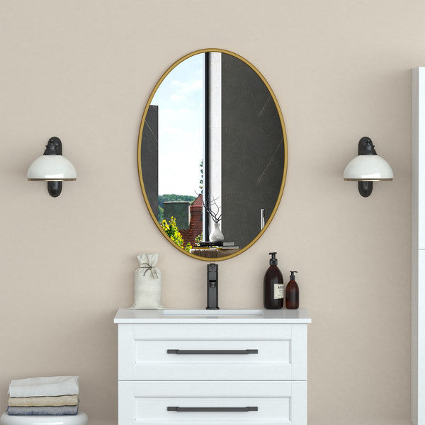 Miroir Randy de 34 po doré