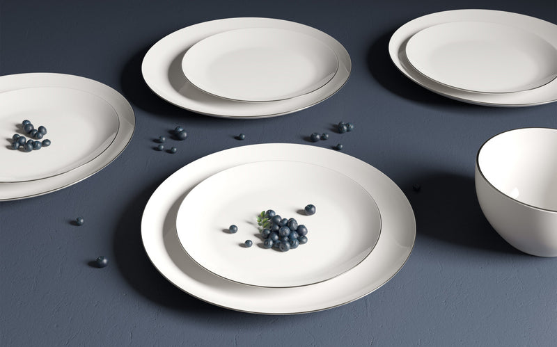 S&CO Home Royale Ensemble de Vaisselle 12 Pieces en Porcelaine, Service pour 4