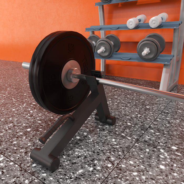 Soozier Support D'haltere Pour Charger Et Decharger Des Plaques De 440 Lb