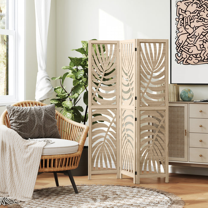 Homcom Separateur De Piece A 3 Panneaux, Ecran De Confidentialite Portable