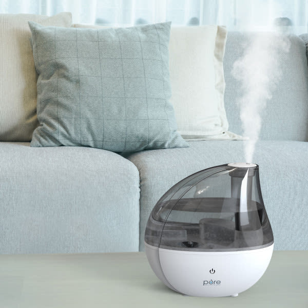 Humidificateur ultrasonique à vapeur froide MistAire Silver - PEHUMSIL