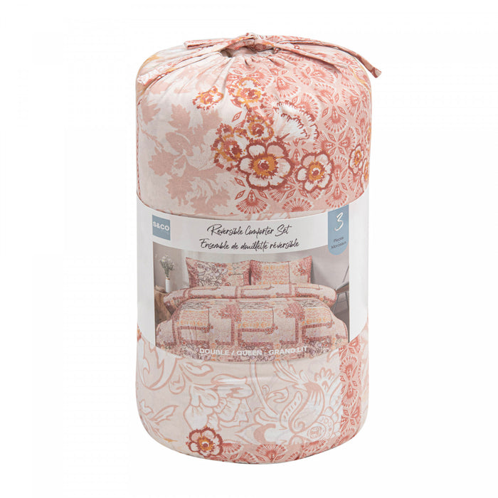 Ensemble Douillette Reversible Camille 2-Pieces pour Lit Simple