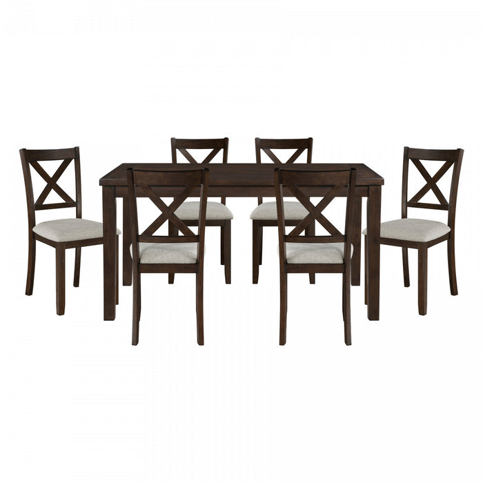 Ensemble De Salle A Manger 7 Pieces Vintner - Cerisier Fonce
