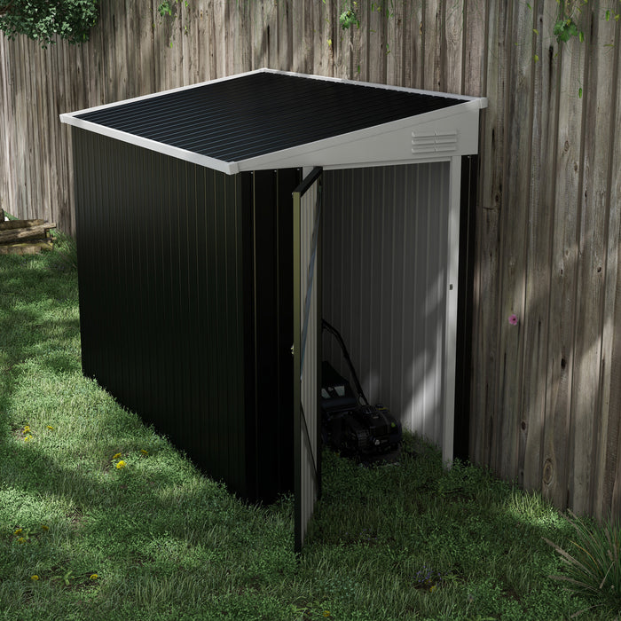 Outsunny Remise De Rangement Exterieure En Metal 4' X 8' Avec Serrure