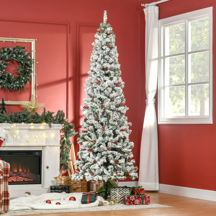Homcom Arbre De Noel Artificiel De 7,5 Pieds 950 Branches