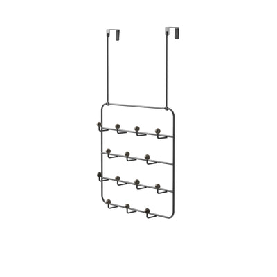 Umbra Estique Multi-Organizer Hooks - Black and Walnut|Organisateur à crochets Estique de Umbra - noir et noyer