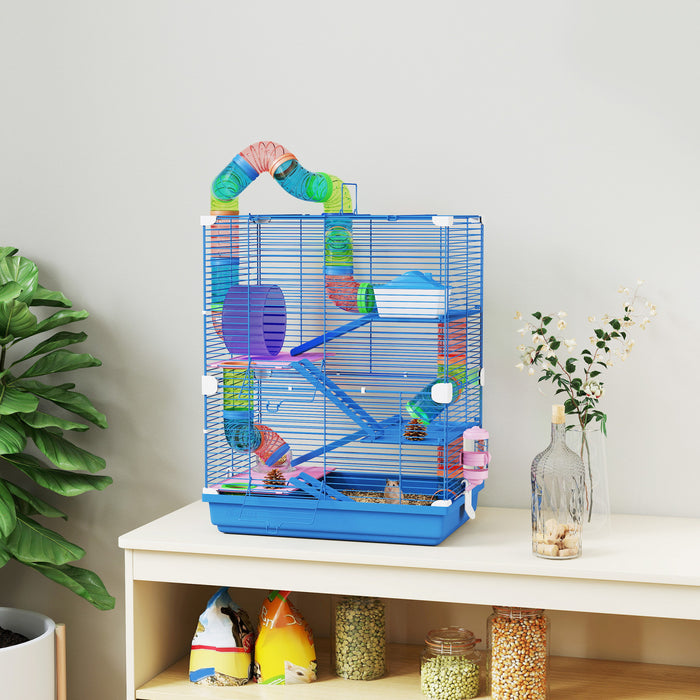 Cage a 5 etages pour hamster, cage portable pour animaux