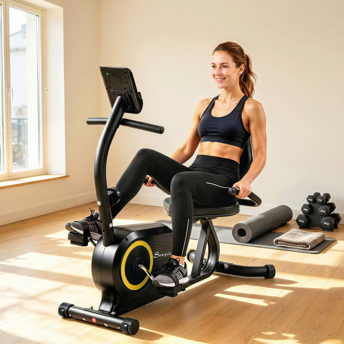 Soozier Velo Semi-Allonge avec Bluetooth, Connexion Appli et Roulettes