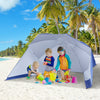Outsunny Parasol Bleu