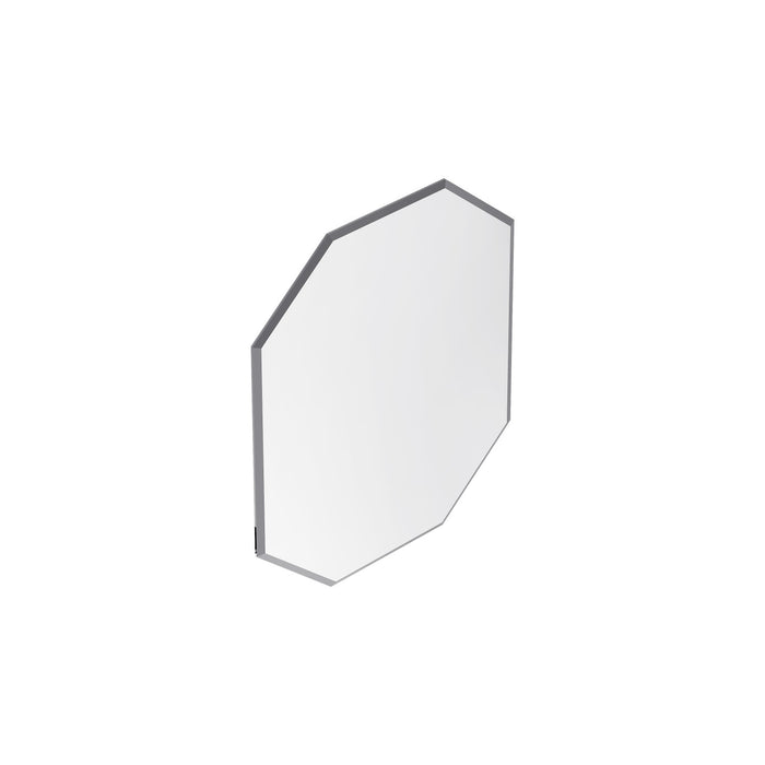 Forge Miroir Octogonal Sans Cadre de 22 Pouces Chrome